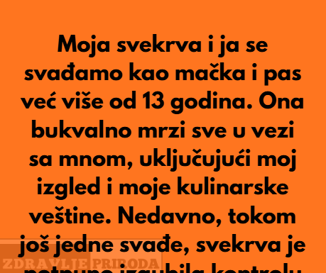 Posvađala sam se sa svekrvom zbog sitnice i na kraju otkrila prljavu porodičnu tajnu Posvađala sam se sa svekrvom zbog sitnice i na kraju otkrila prljavu porodičnu tajnu