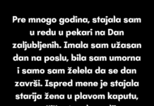 Pre mnogo godina, stajala sam u redu u pekari na Dan zaljubljenih… Pre mnogo godina, stajala sam u redu u pekari na Dan zaljubljenih…