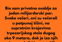 Radio sam kao privatno osoblje za milijarderski par… Radio sam kao privatno osoblje za milijarderski par…