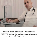 RASTE VAM STOMAK I NE ZNATE ZAŠTO? Krivac je jedna svakodnevna namirnica – Dr