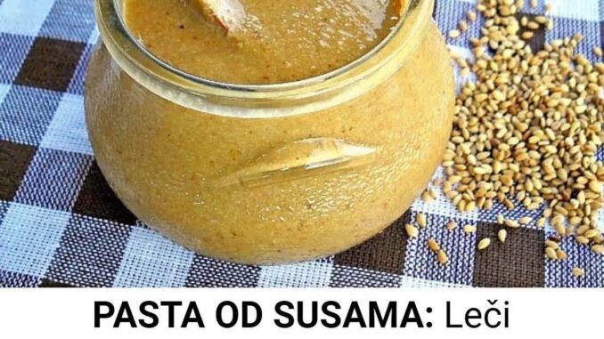 Recept: Domaća Tahini Pasta od Susama (Sezama) Recept: Domaća Tahini Pasta od Susama (Sezama)