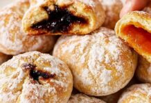 Starinske ruzice sa dzemom: Ne stignu ni da se ohlade – nestaju u trenu! Mirisni, prhki i meki starinski kolači Starinske ruzice sa dzemom: Ne stignu ni da se ohlade – nestaju u trenu! Mirisni, prhki i meki starinski kolači