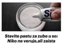 Stavite pastu za zube u so: Niko ne veruje,ali zaista radi (99%) Rezultati su zapanjujući Stavite pastu za zube u so: Niko ne veruje,ali zaista radi (99%) Rezultati su zapanjujući
