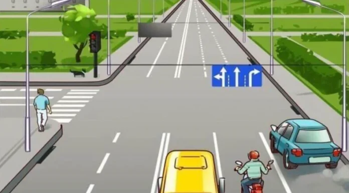 Svi prvo vide motociklistu na slici, ali samo oni sa oštrim okom mogu uočiti ozbiljan saobraćajni prekršaj Svi prvo vide motociklistu na slici, ali samo oni sa oštrim okom mogu uočiti ozbiljan saobraćajni prekršaj