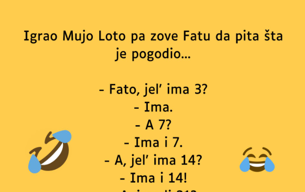 VIC DANA: Igrao Mujo loto VIC DANA: Igrao Mujo loto