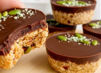 ZDRAVE KORPICE BEZ PEČENJA – gotove za 5 minuta! Brzi, zdravi i bez šećera desert, savršen kao užina ili mali slatki zalogaj ZDRAVE KORPICE BEZ PEČENJA – gotove za 5 minuta! Brzi, zdravi i bez šećera desert, savršen kao užina ili mali slatki zalogaj