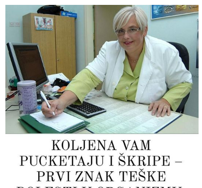 Zvučno Pucketanje u Koljenima: Rani Znak Osteoartritisa Zvučno Pucketanje u Koljenima: Rani Znak Osteoartritisa