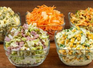 5 BRZIH I UKUSNIH SALATA ZA 5 MINUTA mogu zamijeniti cijeli obrok — odlične za Novu godinu i sve praznike! 5 BRZIH I UKUSNIH SALATA ZA 5 MINUTA mogu zamijeniti cijeli obrok — odlične za Novu godinu i sve praznike!