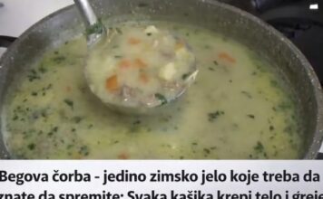 Begova čorba – jedino zimsko jelo koje treba da znate da spremite: Svaka kašika krepi telo i greje dušu Begova čorba – jedino zimsko jelo koje treba da znate da spremite: Svaka kašika krepi telo i greje dušu