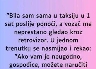 “Bila sam sama u taksiju…” “Bila sam sama u taksiju…”