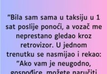 “Bila sam sama u taksiju u 1 sat poslije ponoći…” “Bila sam sama u taksiju u 1 sat poslije ponoći…”