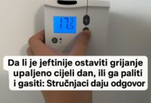 Da li je jeftinije ostaviti grijanje upaljeno cijeli dan, ili ga paliti i gasiti: Stručnjaci daju odgovor Da li je jeftinije ostaviti grijanje upaljeno cijeli dan, ili ga paliti i gasiti: Stručnjaci daju odgovor