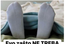 EVO ČETIRI RAZLOGA ZAŠTO BI TREBALI IZBJEGAVATI SPAVANJE U ČARAPAMA EVO ČETIRI RAZLOGA ZAŠTO BI TREBALI IZBJEGAVATI SPAVANJE U ČARAPAMA