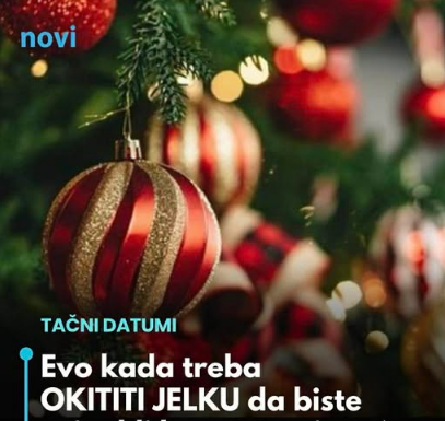 Evo kada treba OKITITI JELKU da biste privukli bogatstvo i sreću: Astrolozi su naveli tačne datume Evo kada treba OKITITI JELKU da biste privukli bogatstvo i sreću: Astrolozi su naveli tačne datume