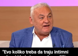 “Evo koliko treba da traju intimni odnosi i koja je normalna veličina muškog polnog organa”: Dr Milošević otvoreno i stručno o najškakljivijim pitanjima “Evo koliko treba da traju intimni odnosi i koja je normalna veličina muškog polnog organa”: Dr Milošević otvoreno i stručno o najškakljivijim pitanjima