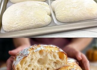 🔥🍞 SAVRŠENI ITALIJANSKI HLJEB BEZ MIJESENJA – GOTOV ZA SAMO 1 SAT! ⏰🇮🇹✨