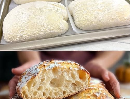 🔥🍞 SAVRŠENI ITALIJANSKI HLJEB BEZ MIJESENJA – GOTOV ZA SAMO 1 SAT! ⏰🇮🇹✨