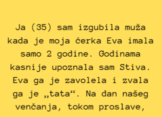 Ja (35) sam izgubila muža kada je moja ćerka Eva imala samo 2 godine. Ja (35) sam izgubila muža kada je moja ćerka Eva imala samo 2 godine.