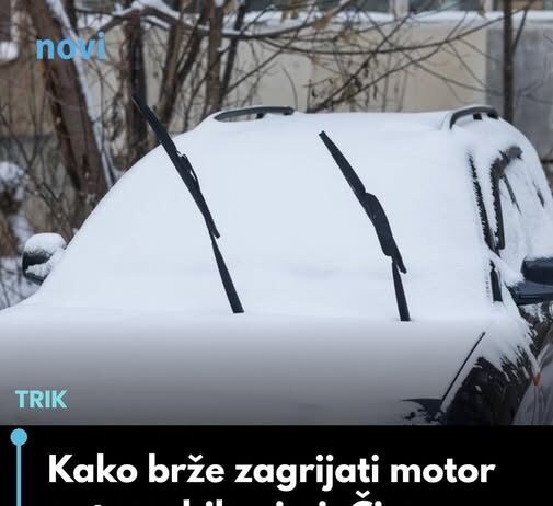 Kako brže zagrijati motor automobila zimi: Čim upalite motor, odmah ovo uradite Kako brže zagrijati motor automobila zimi: Čim upalite motor, odmah ovo uradite