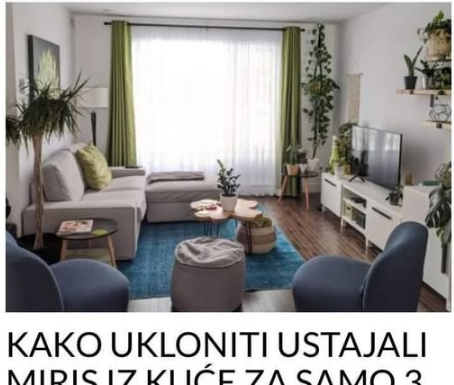 KAKO UKLONITI USTAJALI MIRIS IZ KUĆE ZA SAMO 3 MINUTE: Sve će mirisati na čisto i svježe, baš kao u apoteci KAKO UKLONITI USTAJALI MIRIS IZ KUĆE ZA SAMO 3 MINUTE: Sve će mirisati na čisto i svježe, baš kao u apoteci