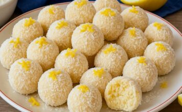 LIMUN KUGLICE BEZ PČENENJA 🍋✨ svježe, lagane i mirisne – gotove uz samo 6 sastojaka!