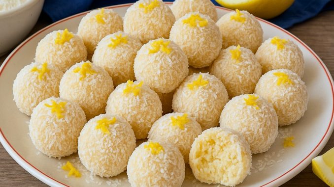 LIMUN KUGLICE BEZ PČENENJA 🍋✨ svježe, lagane i mirisne – gotove uz samo 6 sastojaka!