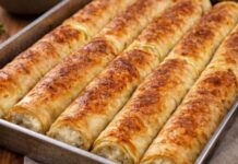 Mekane domaće rolnice od gotovih kora sa sirom Mekane domaće rolnice od gotovih kora sa sirom