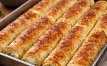 Mekane domaće rolnice od gotovih kora sa sirom Mekane domaće rolnice od gotovih kora sa sirom