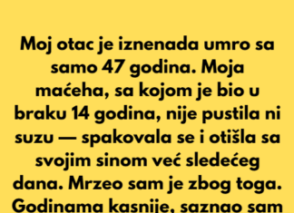 Moj otac je iznenada umro sa samo 47 godina. Moj otac je iznenada umro sa samo 47 godina.