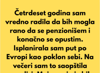 Moja snaja je želela da moja penzija bude njen besplatan vrtić — nije bila spremna na moj sledeći potez. Moja snaja je želela da moja penzija bude njen besplatan vrtić — nije bila spremna na moj sledeći potez.