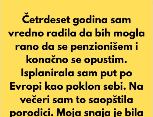 Moja snaja je želela da moja penzija bude njen besplatan vrtić — nije bila spremna na moj sledeći potez. Moja snaja je želela da moja penzija bude njen besplatan vrtić — nije bila spremna na moj sledeći potez.
