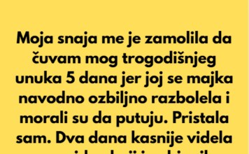 Moja snaja me je prevarila da čuvam unuka — odmah je zažalila Moja snaja me je prevarila da čuvam unuka — odmah je zažalila