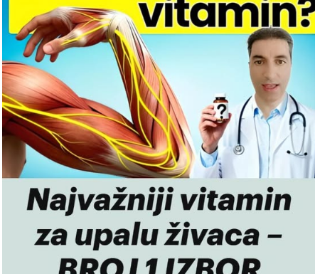 Najvažniji vitamin za upalu živaca – BROJ 1 IZBOR Najvažniji vitamin za upalu živaca – BROJ 1 IZBOR
