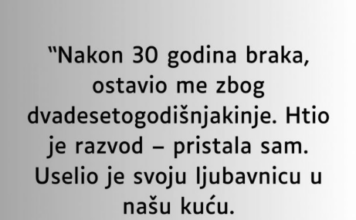 “Nakon 30 godina braka, ostavio me zbog dvadesetogodišnjakinje…” “Nakon 30 godina braka, ostavio me zbog dvadesetogodišnjakinje…”