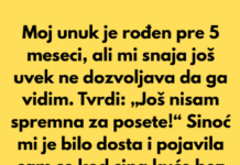 Nisam smela da vidim svog unuka 5 meseci — a pravi razlog me je ostavio bez reči Nisam smela da vidim svog unuka 5 meseci — a pravi razlog me je ostavio bez reči
