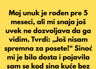 Nisam smela da vidim svog unuka 5 meseci — a pravi razlog me je ostavio bez reči Nisam smela da vidim svog unuka 5 meseci — a pravi razlog me je ostavio bez reči