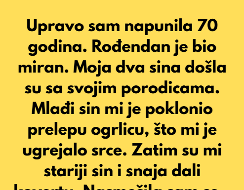 „Odbijam da ostavim nasledstvo porodici koja me tretira kao bankomat.“ „Odbijam da ostavim nasledstvo porodici koja me tretira kao bankomat.“