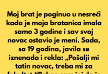 „Odbijam da platim fakultet svojoj bratanici, iako sam dobio nasledstvo njenog pokojnog oca.“ „Odbijam da platim fakultet svojoj bratanici, iako sam dobio nasledstvo njenog pokojnog oca.“
