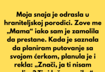 Odbila sam da povedem snaju na porodično putovanje — i ubrzo sam zažalila Odbila sam da povedem snaju na porodično putovanje — i ubrzo sam zažalila