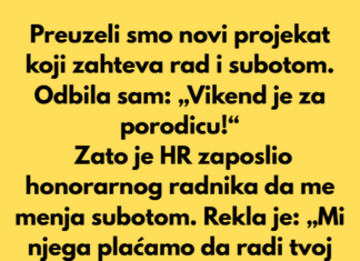 Odbila sam da radim subotom — sada će mi HR smanjiti platu Odbila sam da radim subotom — sada će mi HR smanjiti platu