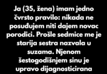 “Odbila sam pomoći sestri da spasi umiruće dijete – moj novčanik nije dio porodičnog stabla” “Odbila sam pomoći sestri da spasi umiruće dijete – moj novčanik nije dio porodičnog stabla”