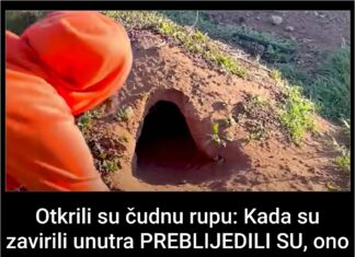 Otkrili su čudnu rupu: Kada su zavirili unutra PREBLIJEDILI SU, ono što su našli nisu očekivali ni u snovima! Otkrili su čudnu rupu: Kada su zavirili unutra PREBLIJEDILI SU, ono što su našli nisu očekivali ni u snovima!