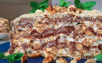 OVA JE NAJLJEPŠA NOVOGODIŠNJA TORTA ✨bogata kremom i orasima, s neodoljivim ukusom 😋🥮. Savršena za prazničnu trpezu i slatki kraj godine!
