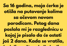 Ovo se desilo devedesetih, kada je moja ćerka imala 16 godina. Ovo se desilo devedesetih, kada je moja ćerka imala 16 godina.
