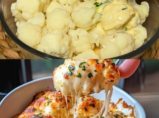 PEČENI KARFIOL SA BIJELIM LUKOM 🧄Hrskav izvana, mekan iznutra i prepun aromatičnog ukusa – savršen prilog ili lagani obrok za svaku priliku.