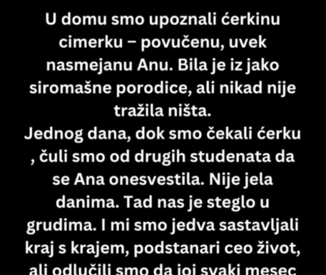 „Pomogli smo joj kada niko nije – a onda je uradila nešto što nas je ostavilo bez riječi.“ „Pomogli smo joj kada niko nije – a onda je uradila nešto što nas je ostavilo bez riječi.“