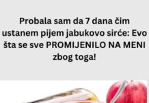 Probala sam da 7 dana čim ustanem pijem jabukovo sirće: Evo šta se sve PROMIJENILO NA MENI zbog toga! Probala sam da 7 dana čim ustanem pijem jabukovo sirće: Evo šta se sve PROMIJENILO NA MENI zbog toga!