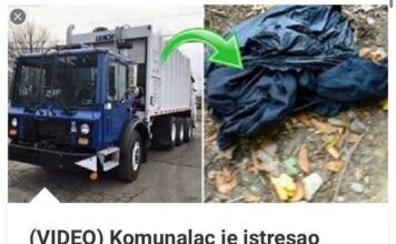 Sakupljač smeća sprema se da zgnječi smeće, a onda se odjednom zaustavio jer je čuo vriske! Sakupljač smeća sprema se da zgnječi smeće, a onda se odjednom zaustavio jer je čuo vriske!