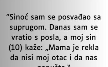 “Sinoć sam se posvađao sa suprugom….” “Sinoć sam se posvađao sa suprugom….”