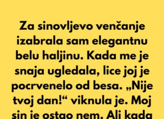 Snaja me je nepoštovala, ali reakcija mog sina bila je pravi šok Snaja me je nepoštovala, ali reakcija mog sina bila je pravi šok